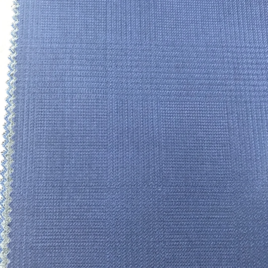 High Quality Men Stretch Fabric Shirt 50%Wool 40%Polyester 10%Tencil Worsted Wool Fabric Jacket