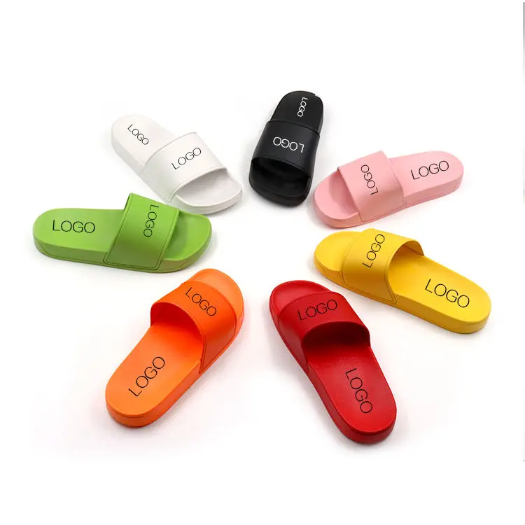 Flip Flops Bathroom  Custom Printed Slippers Slides Footwear OEM Slide Designer Unisex Slippers