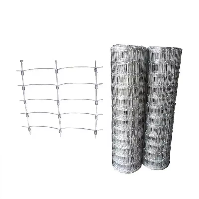 2.3mm  wire 1.2*50m aperture 4 inch farm fixed knot deer and cattle fence
