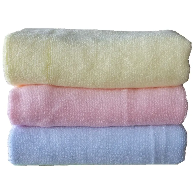 Manufacturer Hot Sale Wholesale Bath Towel Nine Color Optional Cotton and Bamboo Fiber Bath Towel