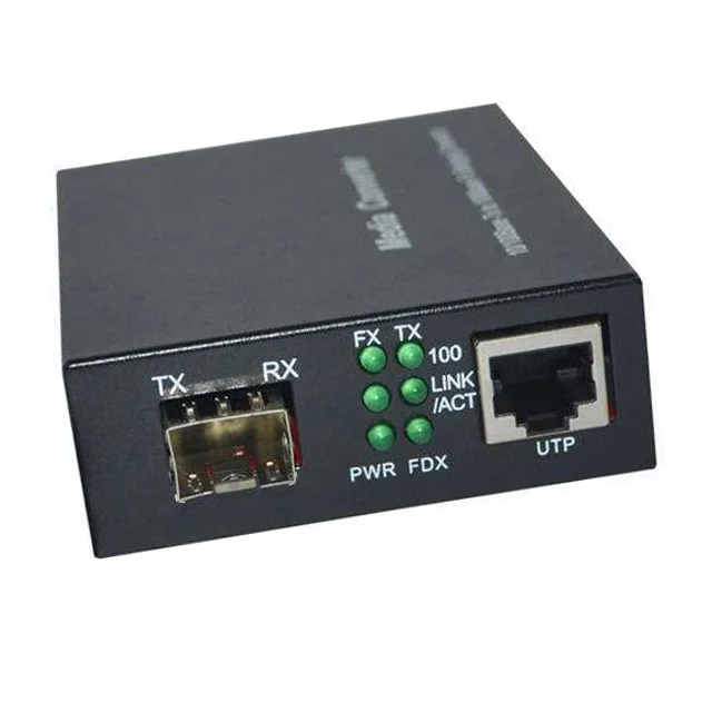 1000 м Gigabit Ethernet Media Converter 1 SFP слоты + 1 порты RJ45