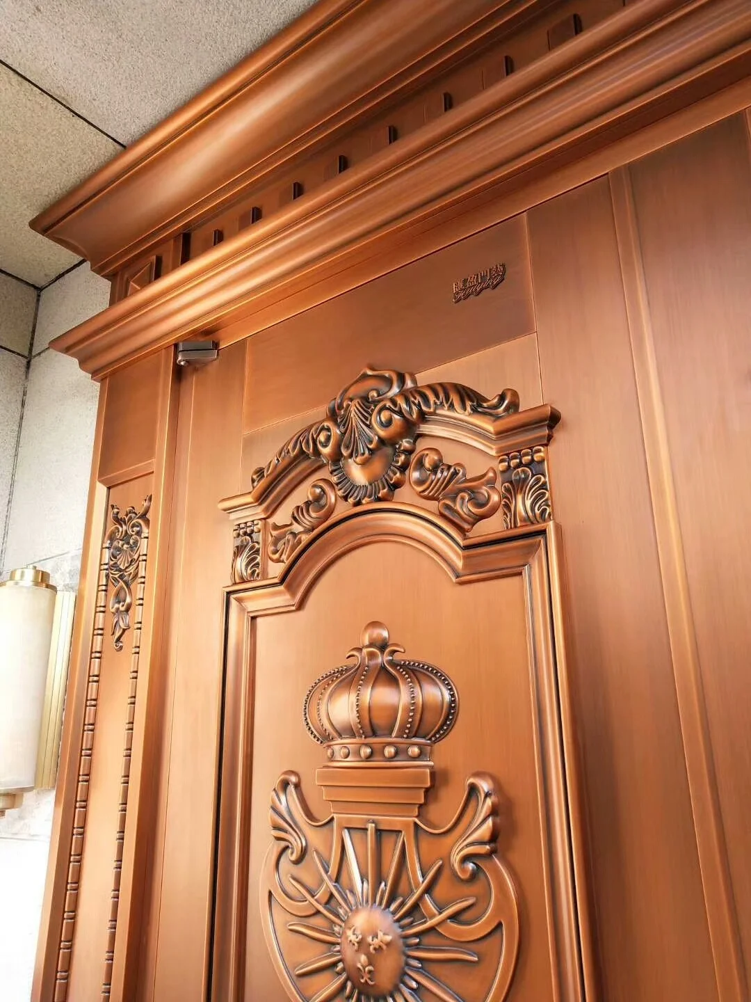 Luxury copper material high quality latest house main gate designs