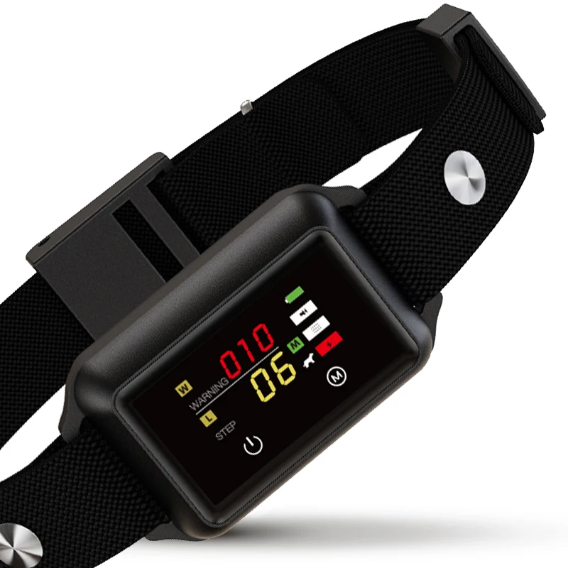 Водонепроницаемый ошейник B800 с сенсорным экраном, перезаряжаемый ударопрочный лай для маленьких собак, IP68