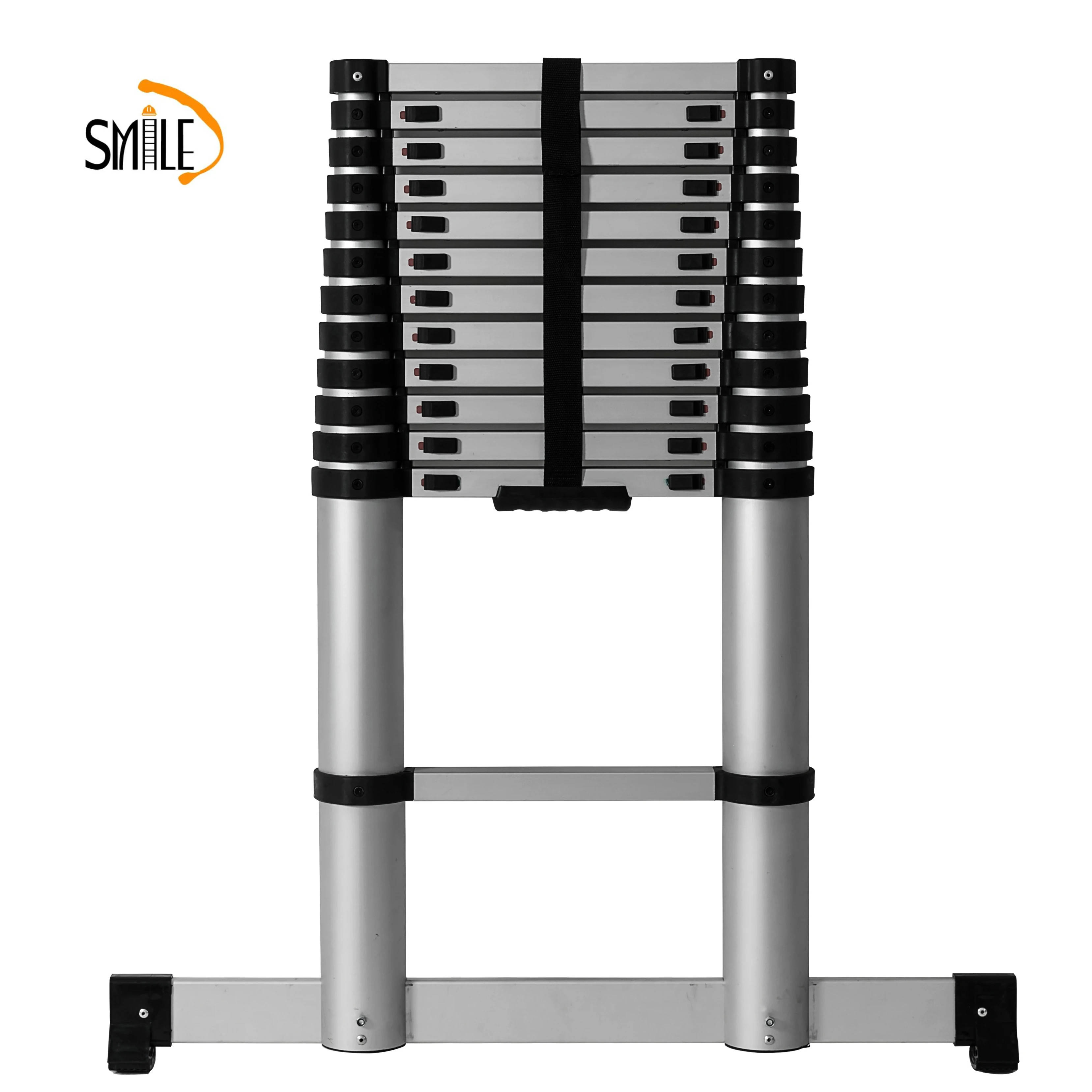 Multi-purposedouble sided telescopic ladder rubber feet