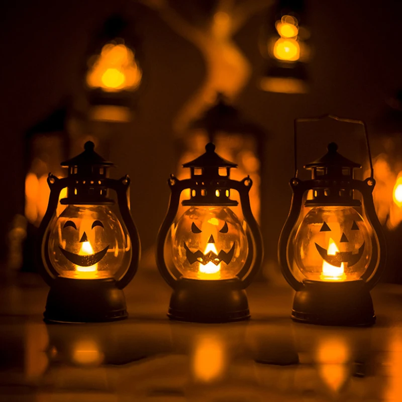 Halloween Decor Pumpkin Lantern Halloween Light Led Night Light Lamp Halloween Decor