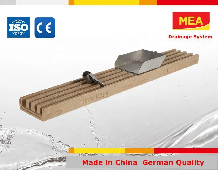 
MEA PG3000 Polymer Concrete Parking swallow channel 