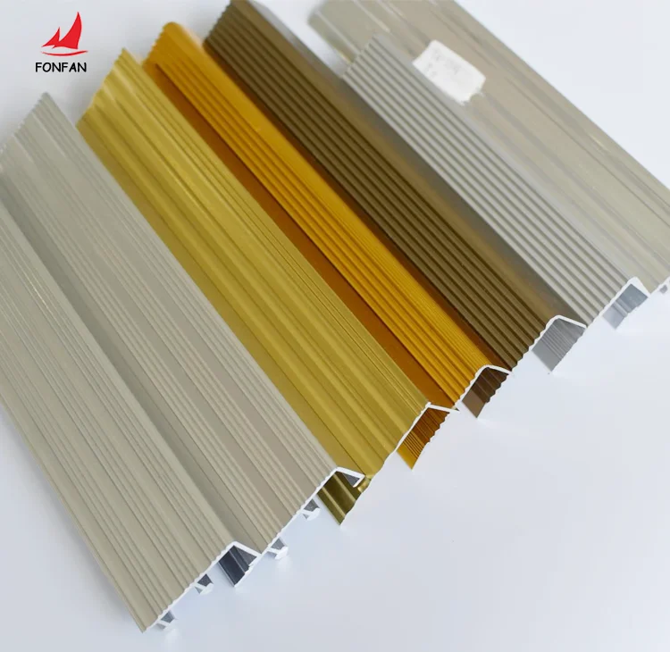 China  Supplier Factory Aluminium Stair Nosing Edge Trim For Carpet Laminate floor Tiles