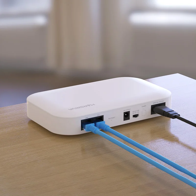 MARSRIVA мини-роутер 10000mAh UPS с PoE 24V 12V 9V 5V Mini DC
