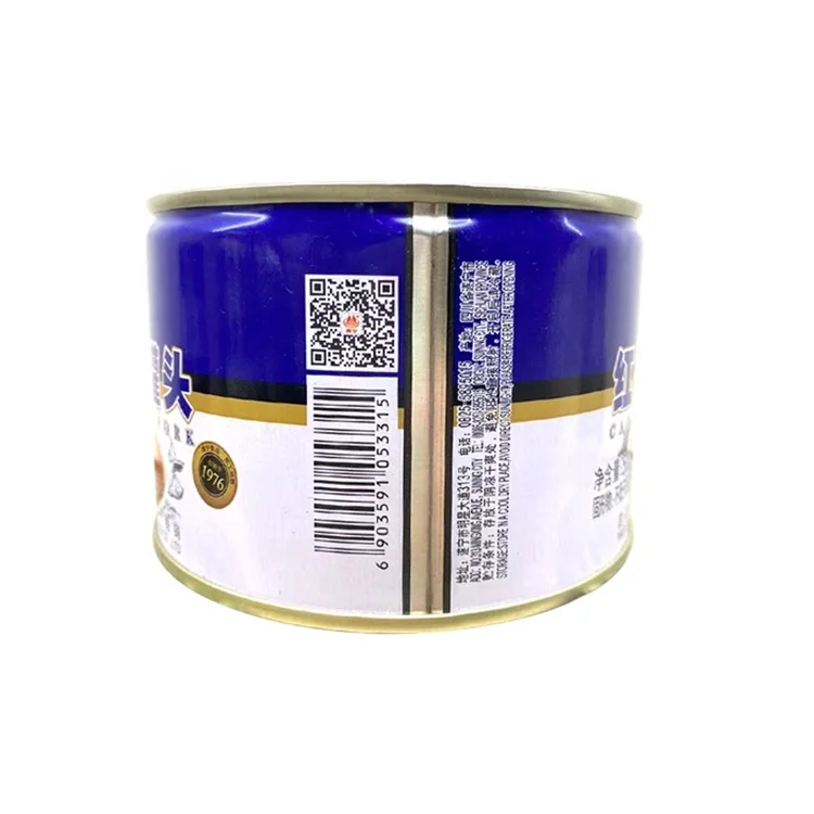 wholesale directly factory  Luncheon Meat Portable canned stewed pork tasty