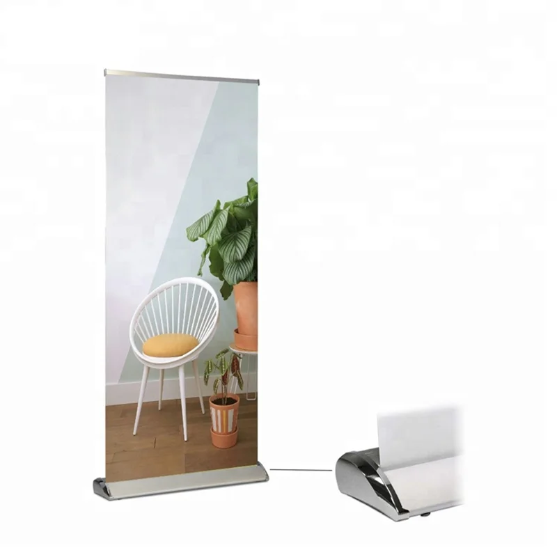 pull-up banners big base Trade Show Display double side customized 10ft Tension Fabric