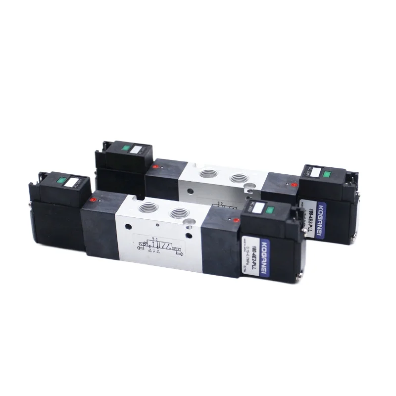 Koganei type solenoid two-position five-way 180-4E1-PLL/-4E2-83-PSL/DC24V/AC