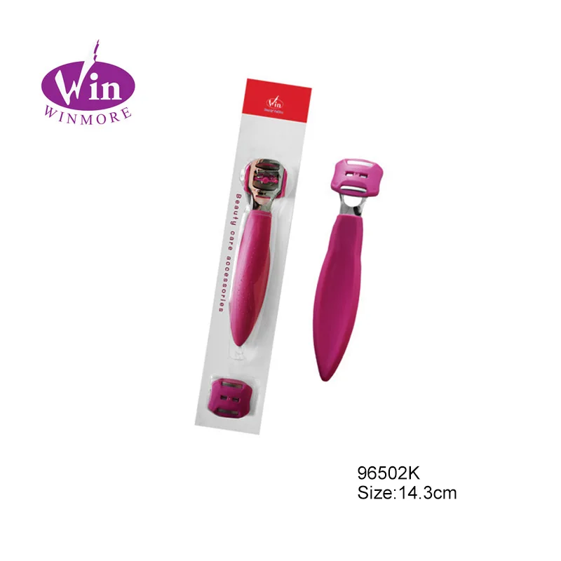 pedicure foot corn cutter with plastic handle callus remover cutter