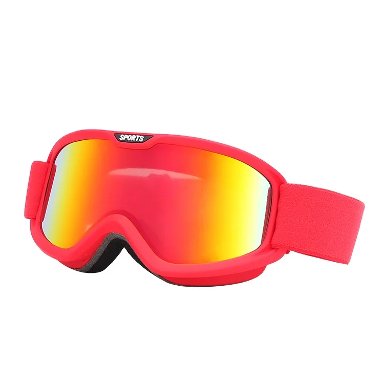 Custom UV 400 protection winter outdoor anti fog snow glasses snowmobile goggles ski googles