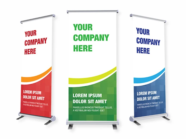 Poster Show Advertising Display Digital Printing Korean Type Frame Banner Aluminium Roll up Stand