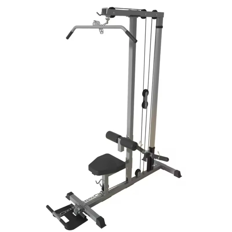 MKAS Fitness Exercise Body Workout Strength Training Lat Pulldown Machine Price With Seat Low Row Lat Pulldown Machine