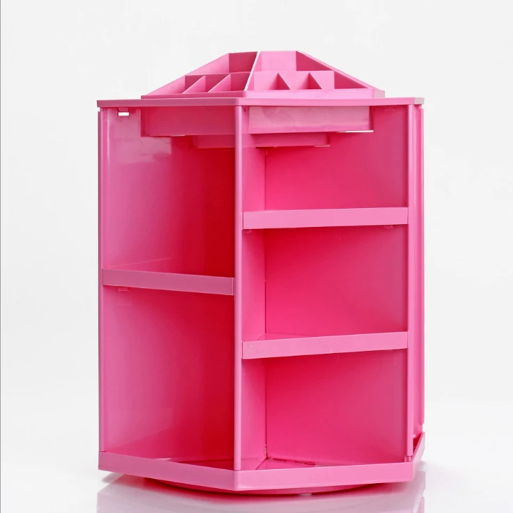 Hot Sale Professional Makeup Cosmetic Case Large Size Rotating Makeup Organizer