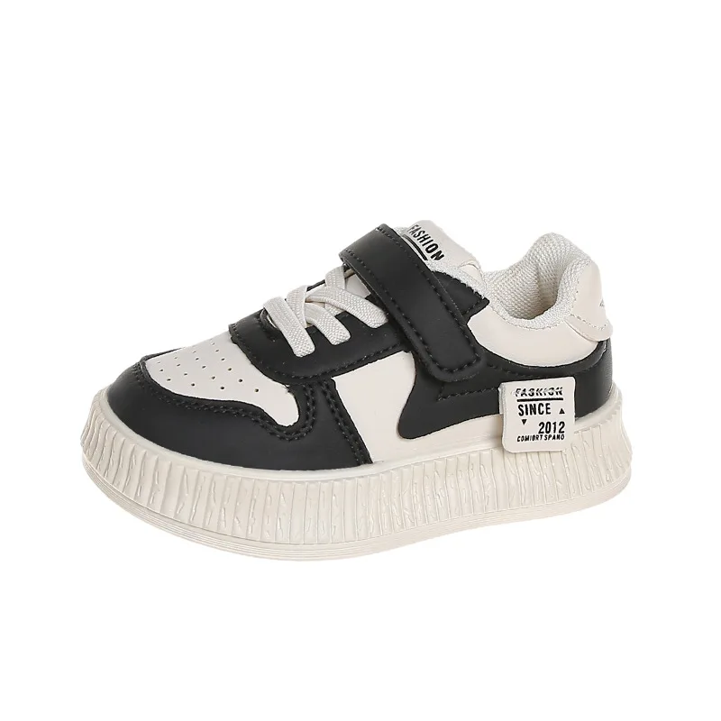 Spring Baby Sports Sneakers Breathable Leather Basketball Running Lightweight Non-Slip Outdoor Walking Athletic Shoe