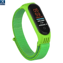 ODM Holdmi 4311 Series Seven Color Nylon Watch Bracelet Band Case Soft TPU for Mi Band 4 and 3 Luxury