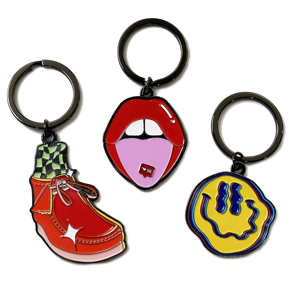 Key Rings Wholesale Blank Stainless Steel Keychain Tag Animal Chain Sublimation Keytags Customized Metal Keychains