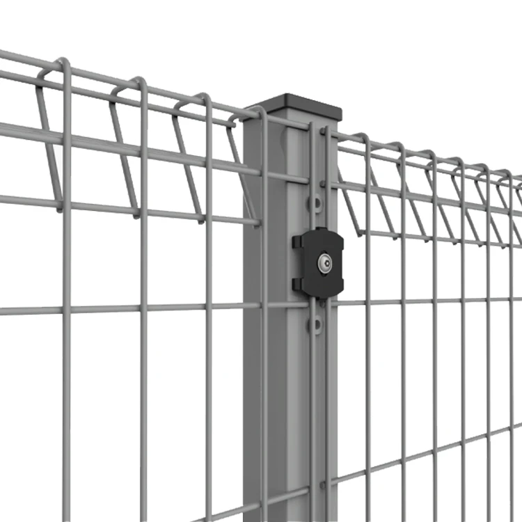 Hot Sale Easy Assembled PVC Coated Roll Top Welded Iron Wire Mesh BRC Fence Panels wire metal garden metal security mesh fence