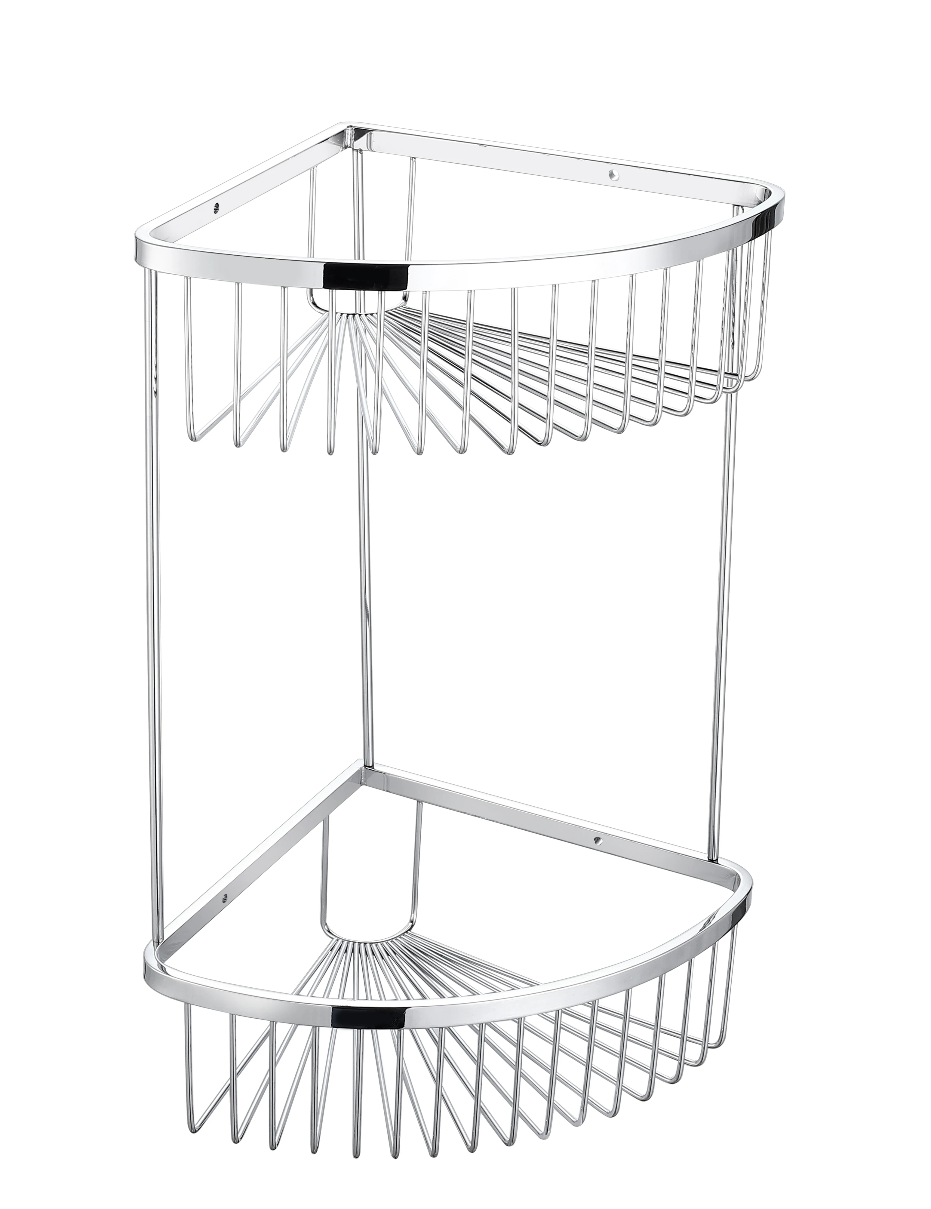 Dual tier Wall Mount 304 Stainless Steel Bathroom shelf