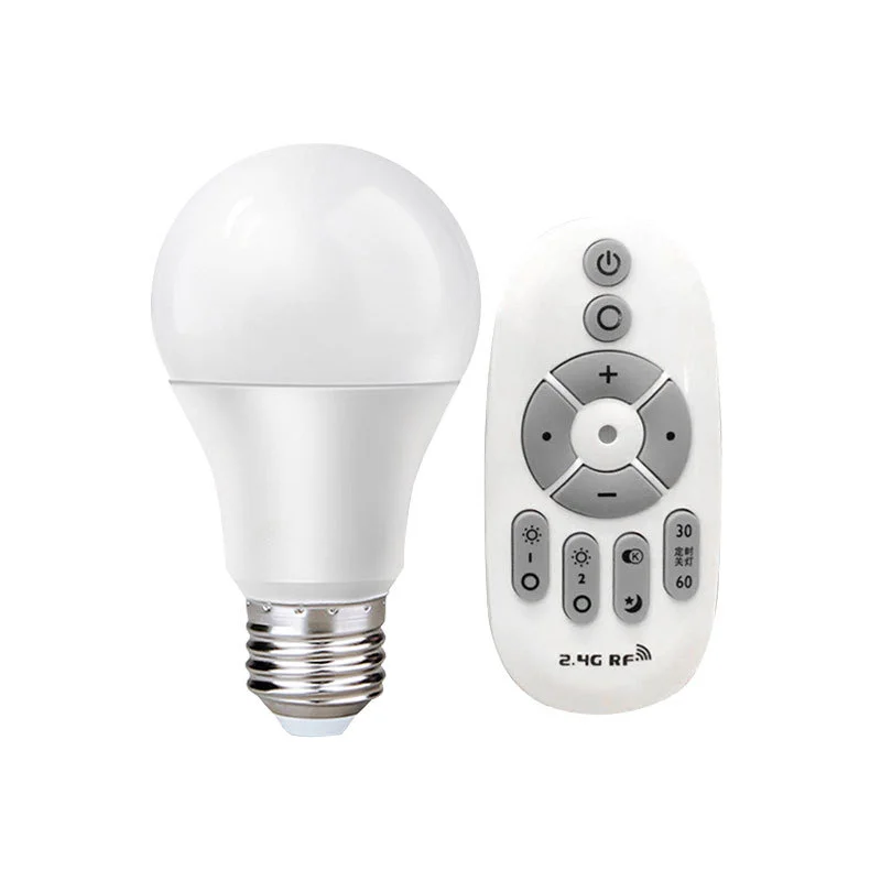 Bombillas LED 2 4G плавное затемнение цвета 6W 7W лампа переключатель таймера E27 E26 светодиодная умная для дома