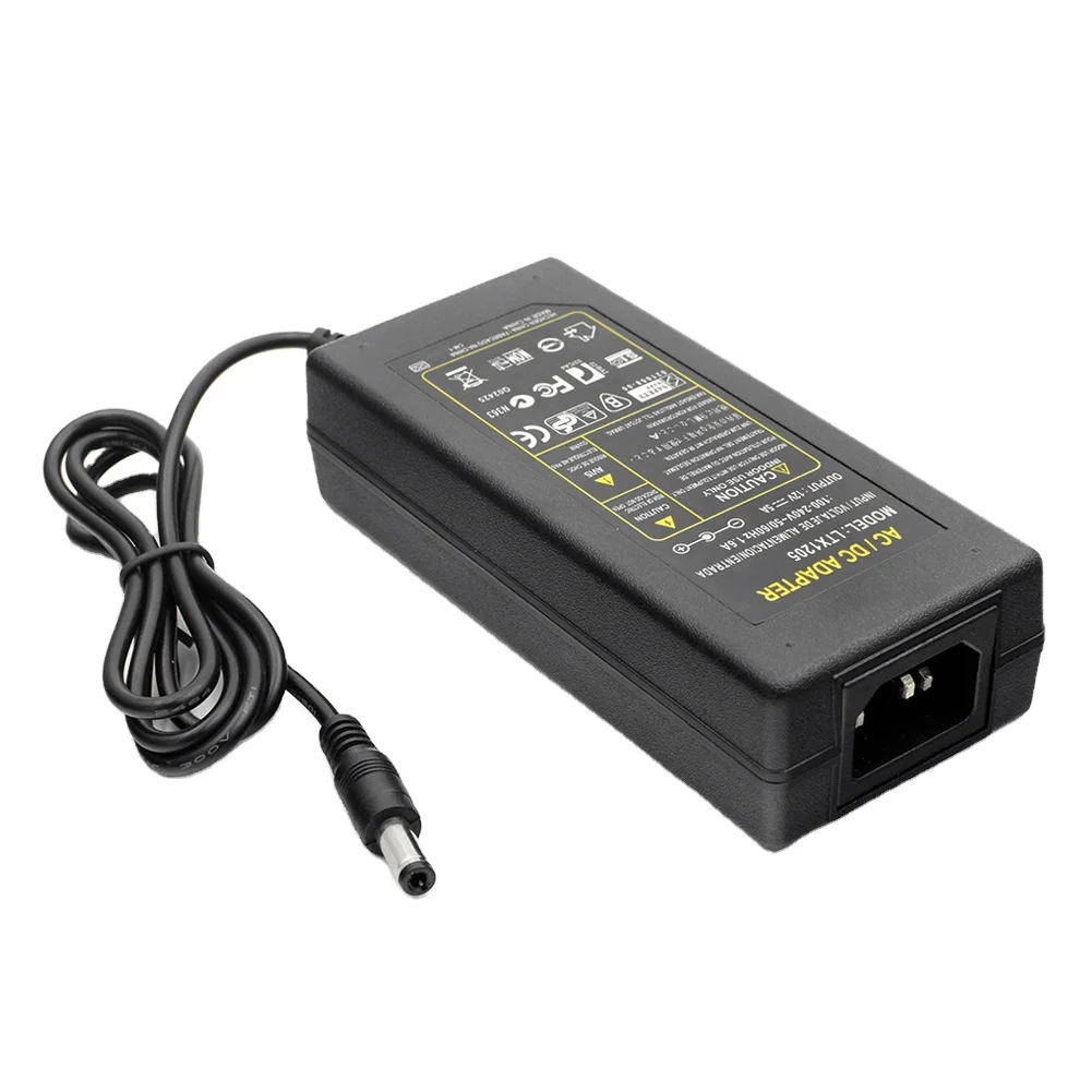 AC 12V 5A Power Adapter Supply for Imax B5 B6 Balancer Charger Black Top Sale For CCTV