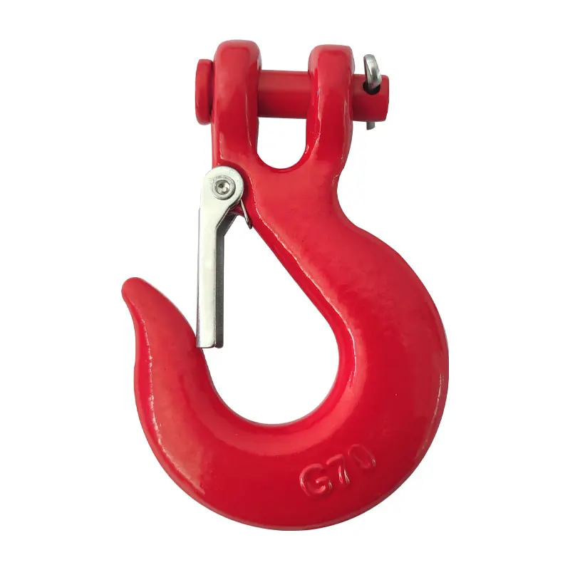 G80 Forged Alloy  Clevis Lifting Sling Hook With Latch