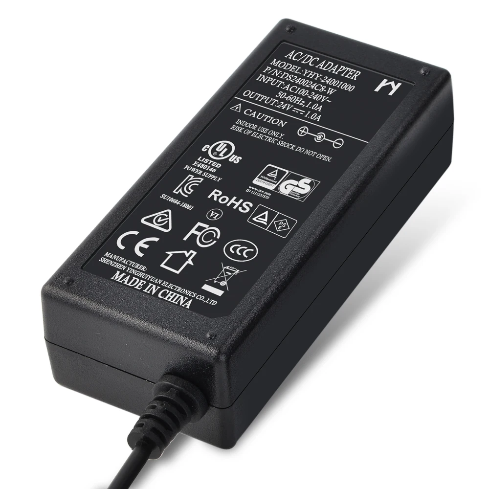  24 В Dc V/1A Ac 100-240V V 24W 1000Ma 20 Вт 36 Saa cul Электронный Led v 1a 1.2a 1.5a адаптер питания переменного тока