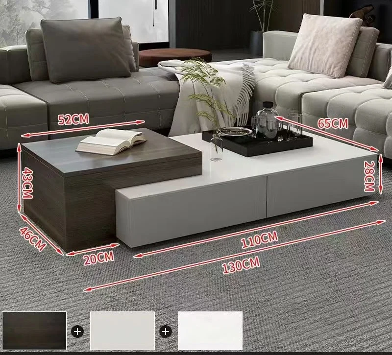 Lifting Coffee Table Simple Modern Living Room Home Italian Multifunctional Light Luxury Design Tea Table