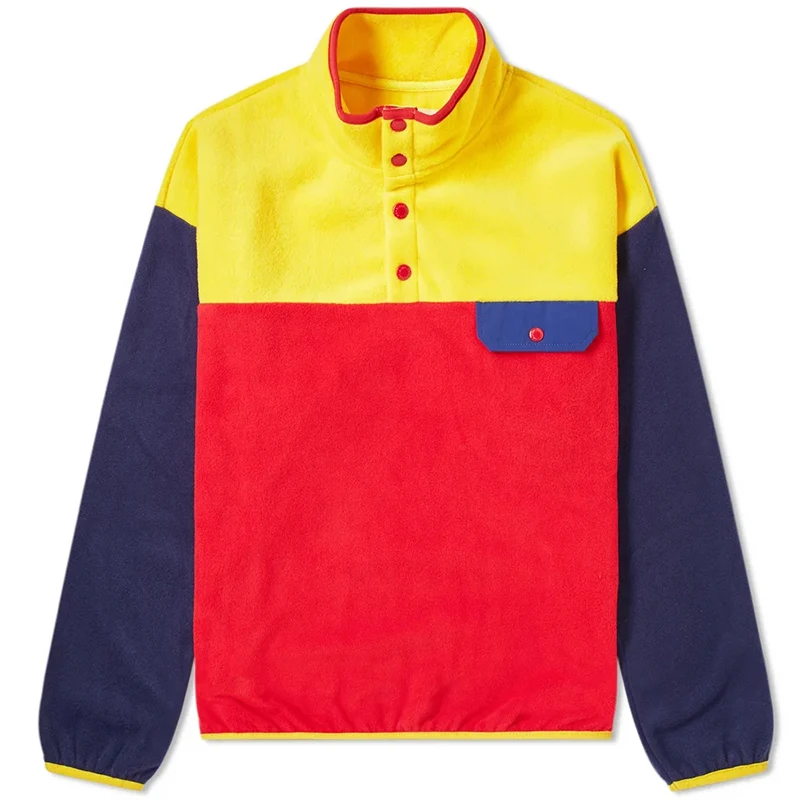 cotton blanket fabric 300gsm hoodies blank mock neck street style sherpa fleece hoodie for wholesale