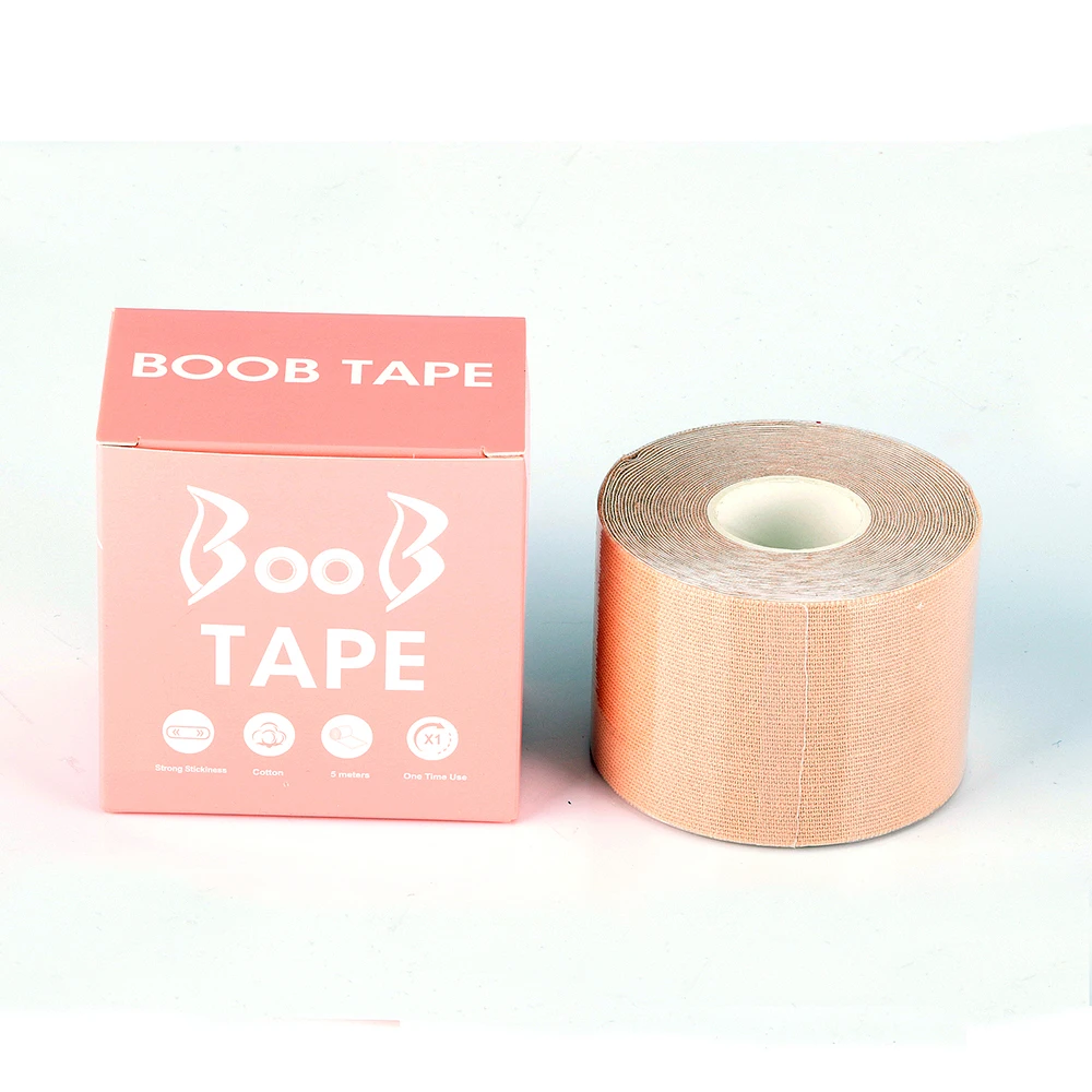 plus size brown wide booby tape bra roll wholesale instant push up adhesive breast lift boob tape