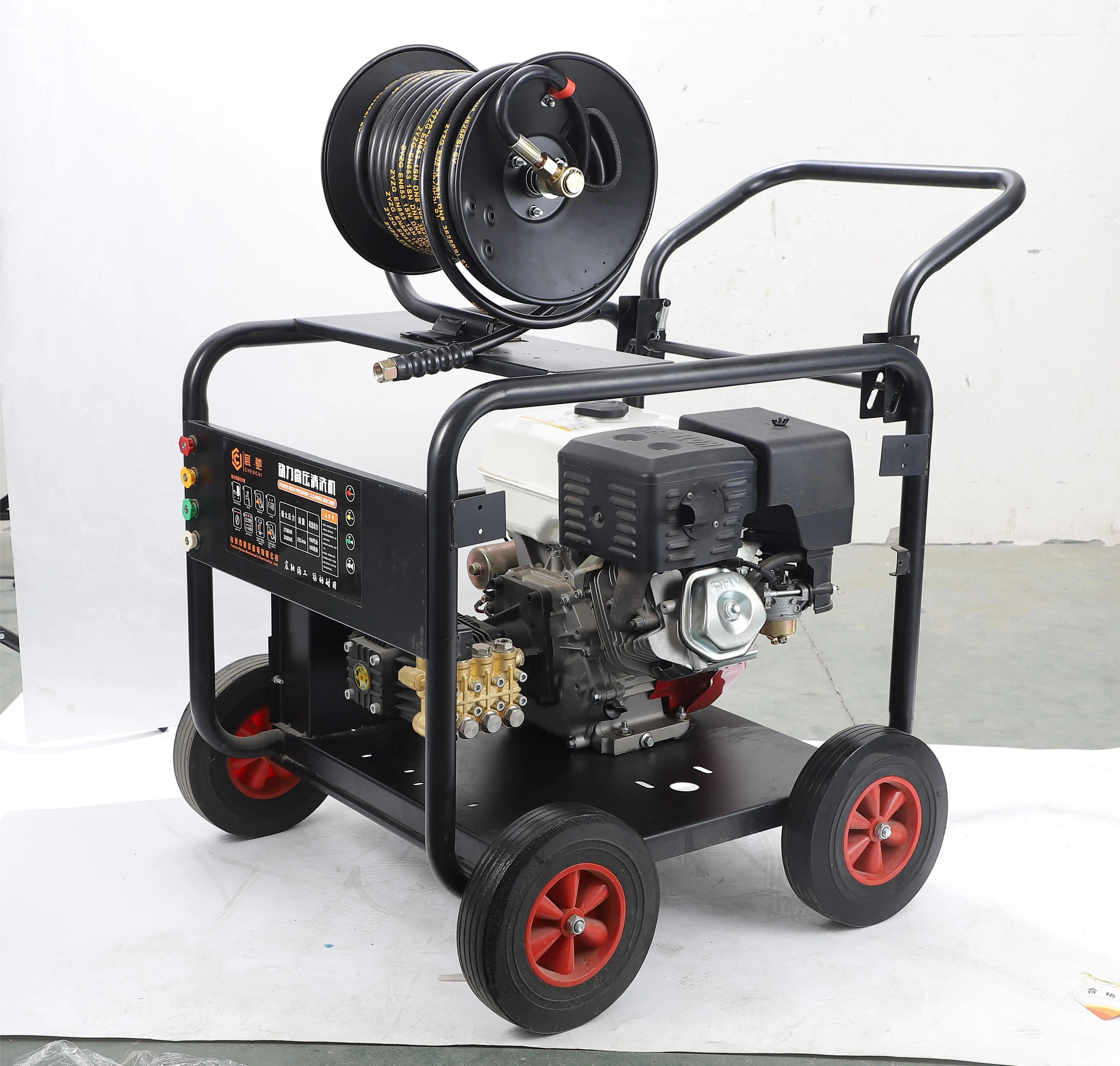 Factory 190F Gasoline Engine 4500PSI/250Bar OHV Petrol High Pressure Washer Washing Machine for Car wash or industry business