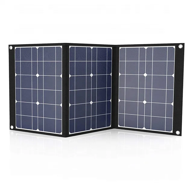 100W portable solar panel foldable solar charger pack for cell phone laptop