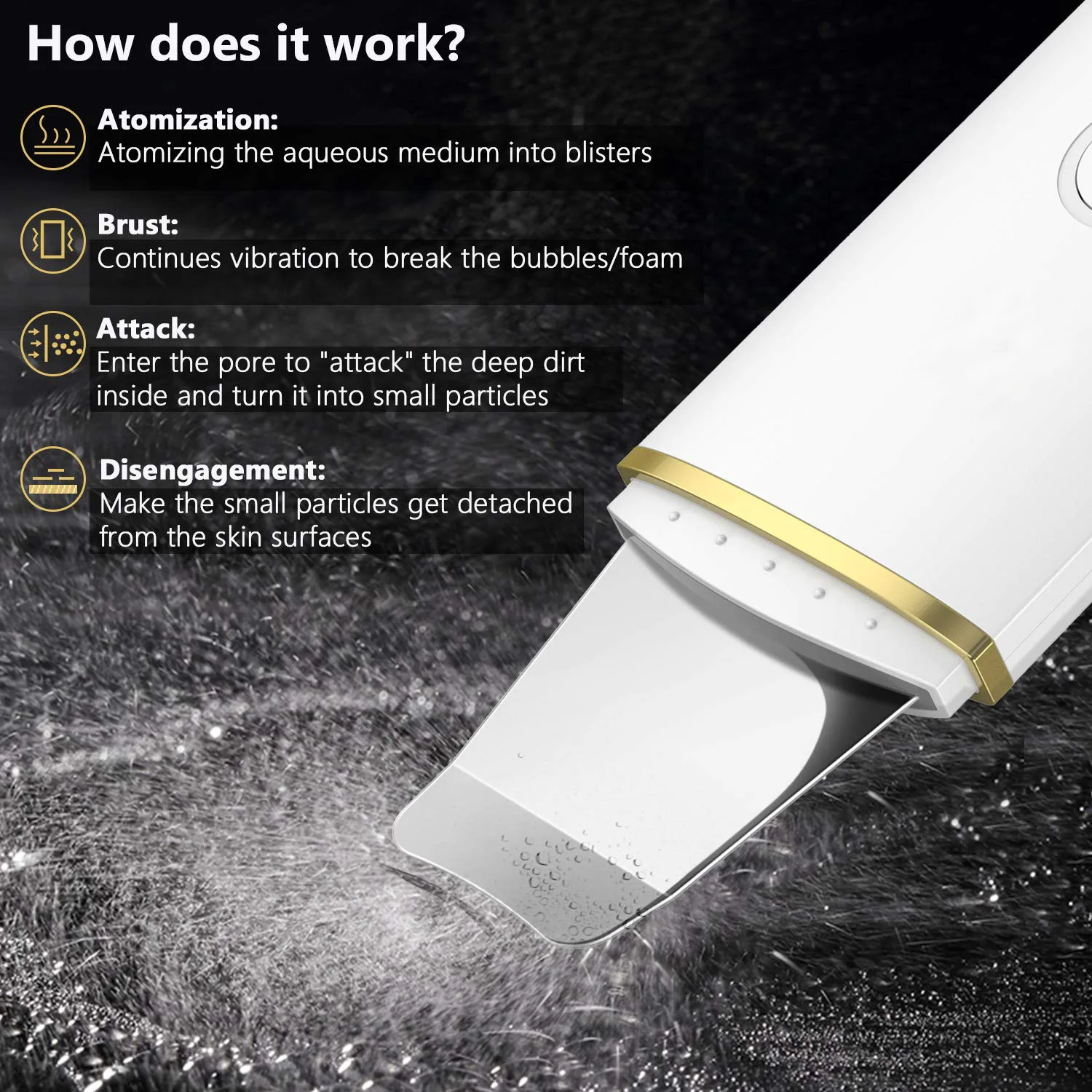 Promotion Lifting Exfoliator Scraper Tools Pore Cleaner For Deep Cleansing Blackhead Remover Facial Face Spatula Skin Scrubber