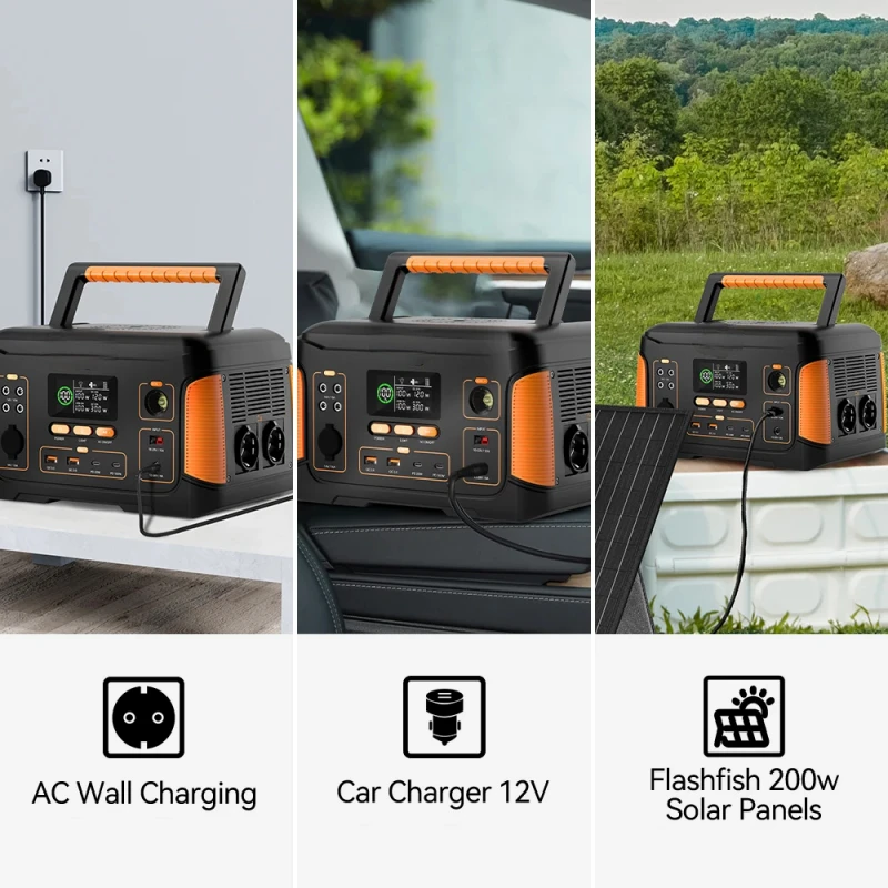 Small Cheap Deep Cycle Multi-function Charger Dongguan Guangzhou AC Power storage 1000w Portable Power Station for Home