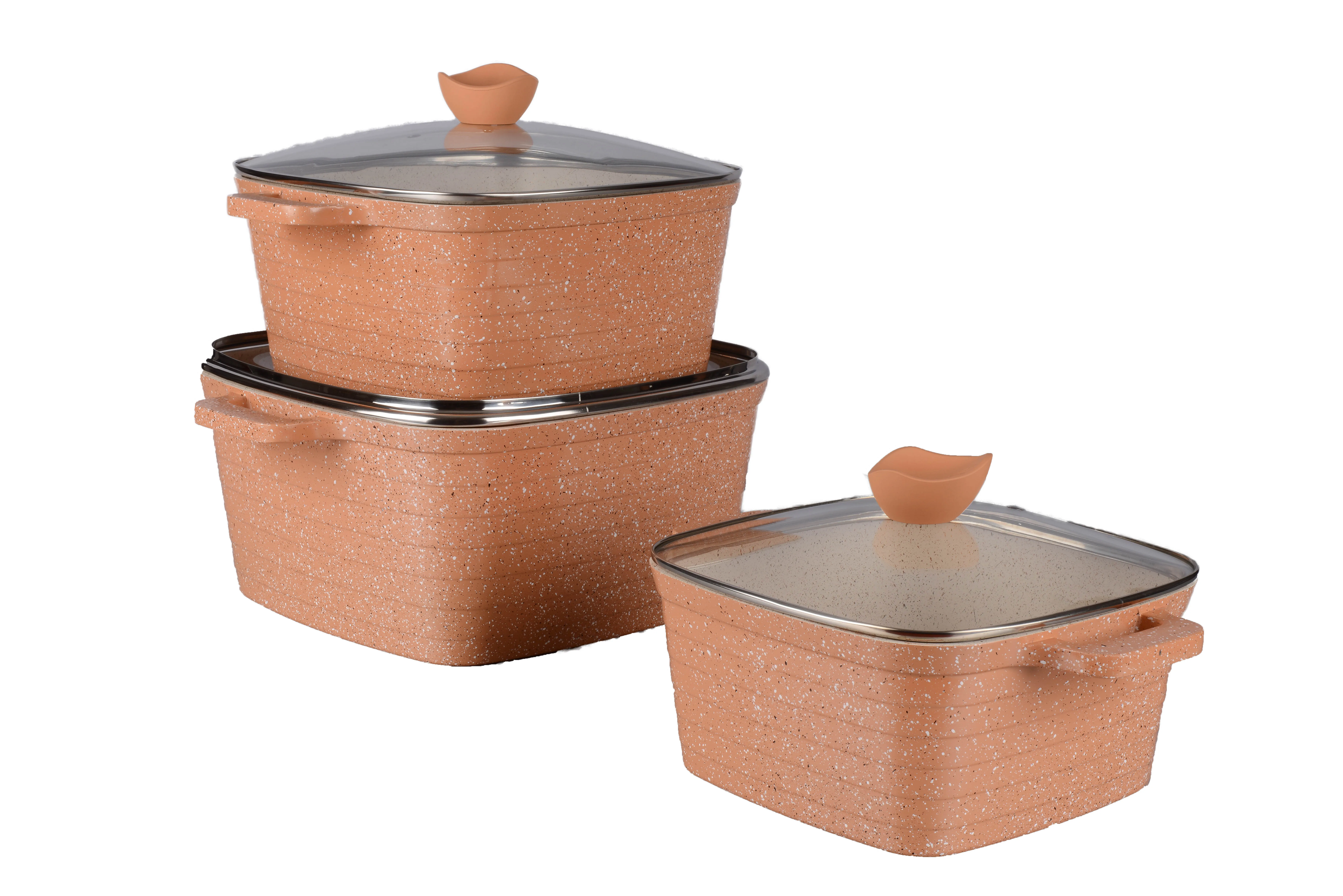 Hot Sale New Design Die Cast Aluminum Casserole