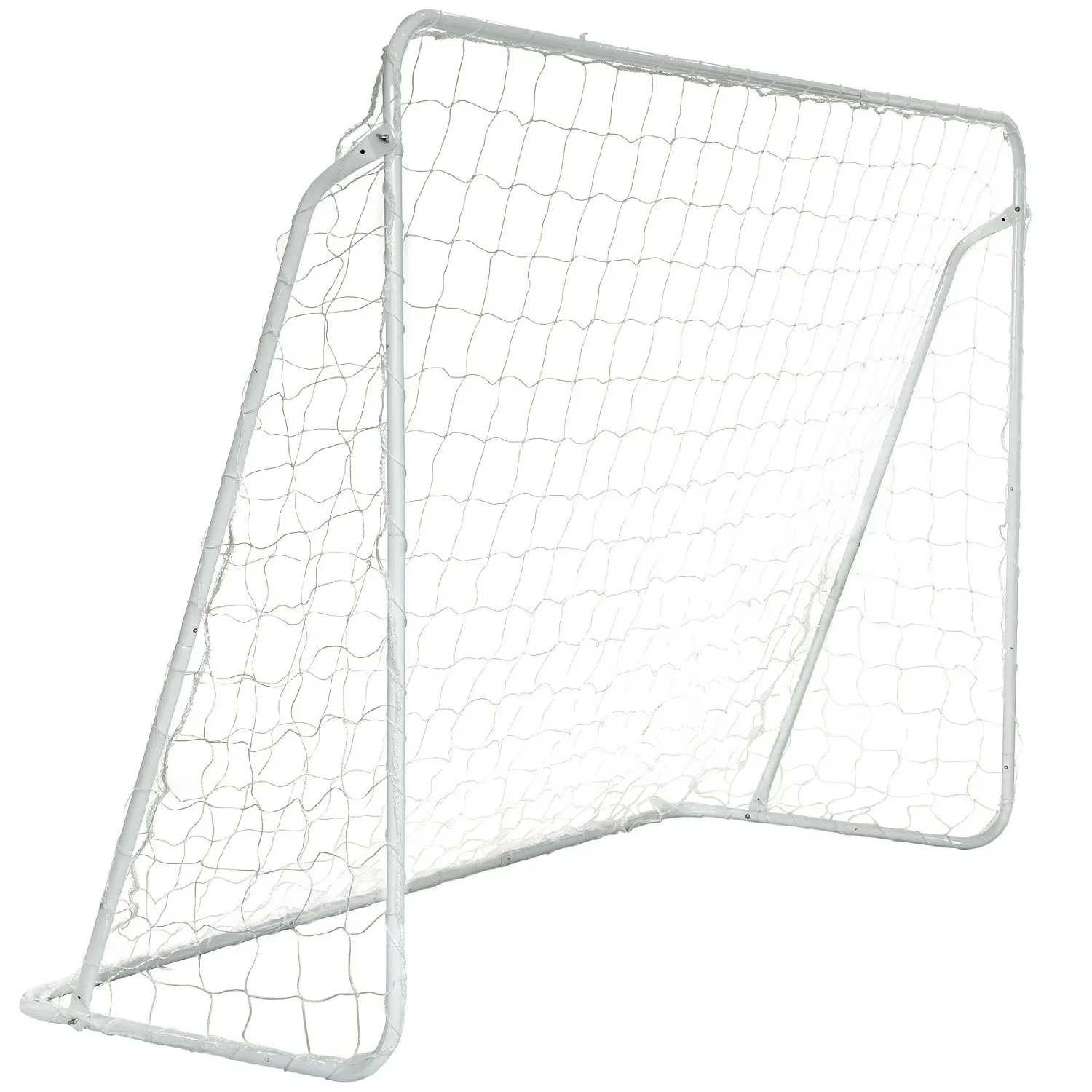 Football Goal, 12 x 6 ft, Portable Steel Football Goals with PE Net, Football Goals for Adults & Kids,