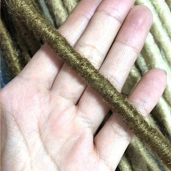 Оптовая продажа волос дреды для наращивания афро кудрявые волосы Remy Dreadlocks косички