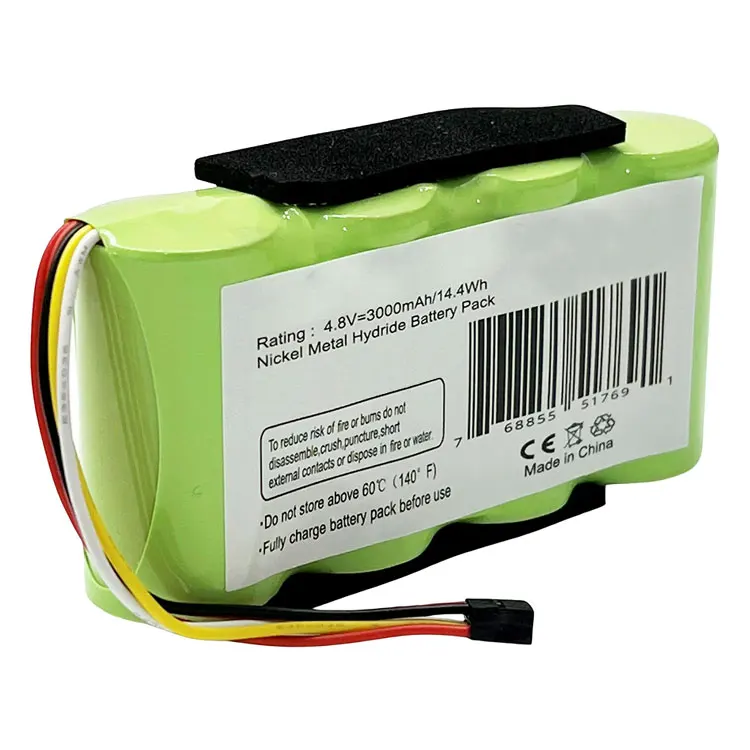 AA AAA Battery Pack Compatible for Fluke BP120MH, B11483, 123, 123S Scopemeter 120, 43, 43B Power Quality Analyzers 4.8V 3000mAh