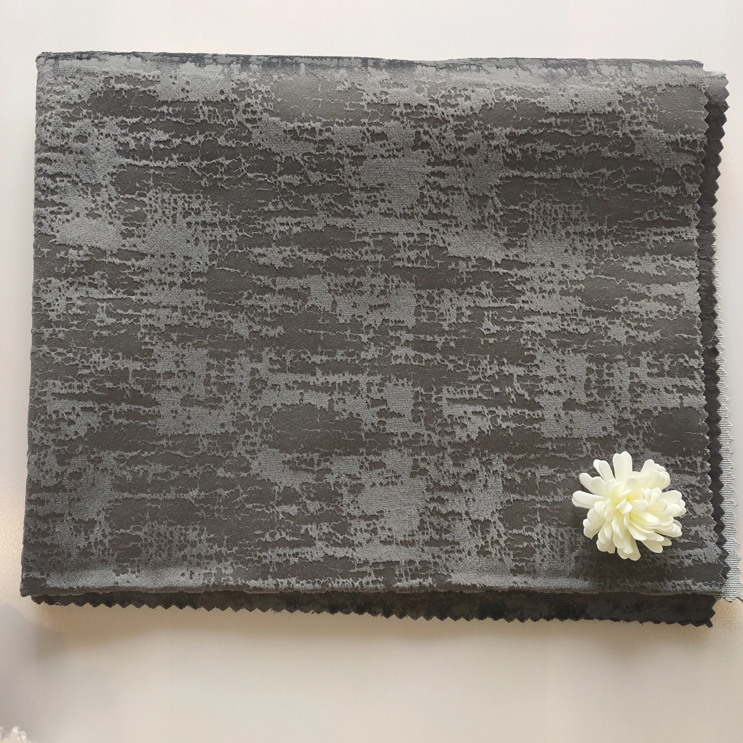 High quality 100%polyestry holland velvet glue embossing tricot fabric for Car Toy Industry Sofa  Upholster