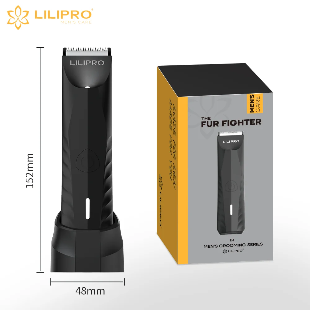 LILIPRO B4 Waterproof Electric Body Shave Male Hygiene Shaver Groin Sensitive Private Parts Body Hair Trimmer