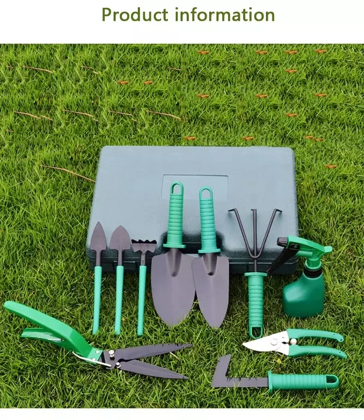 Wholesale Price Gardening Plant Hand Portable Garden Planting Tool Set 10 Pieces Propogation Garden Tool Set