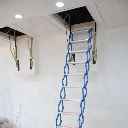 Economical welding domestic aluminum alloy folding ladder