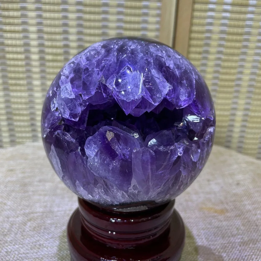 
wholesale crystals Amethyst began to laugh amethyst geode Amethyst cluster for crystals healing stones 
