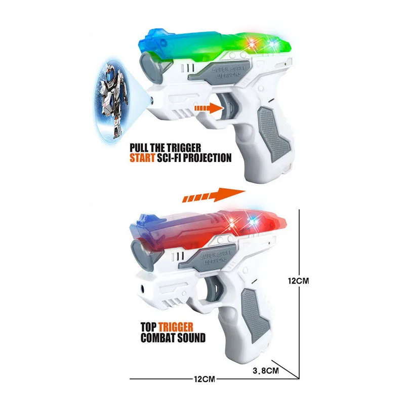 
Aurora Electronic Space Guns And Weapons Army Projectiong toys 