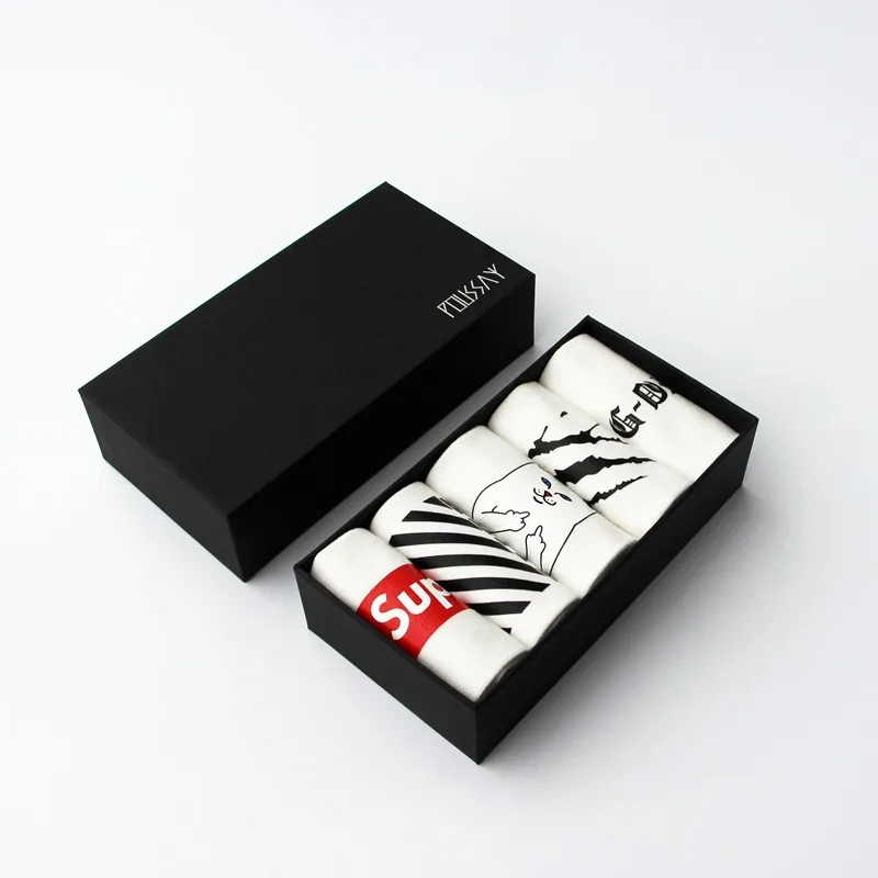 Оптовая цена, набор носков с мультяшным супергероем для мужчин и женщин, дизайнерские носки известного бренда с вышивкой sup, мужские и женские носки в коробке