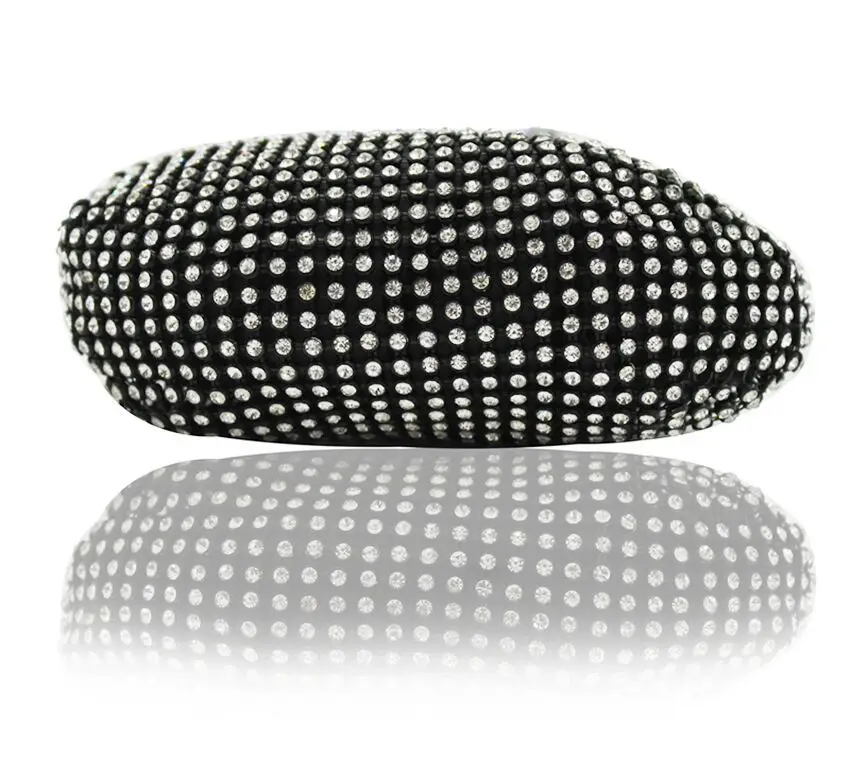 Женская блестящая сумка-клатч в форме сердца