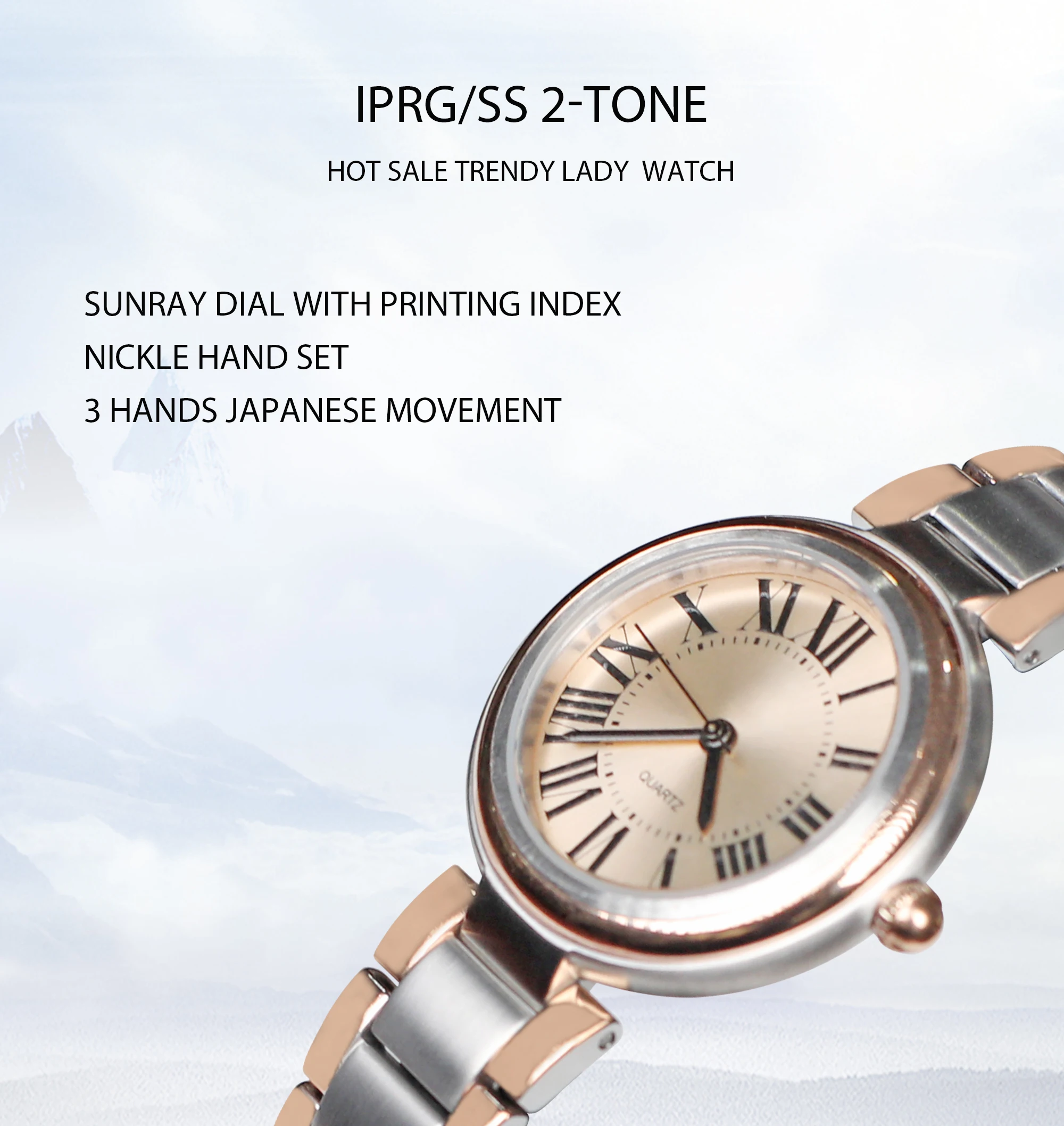 Factory customize your own brand fashion slim watches for ladies personalized stainless steel water resistant wristwatch