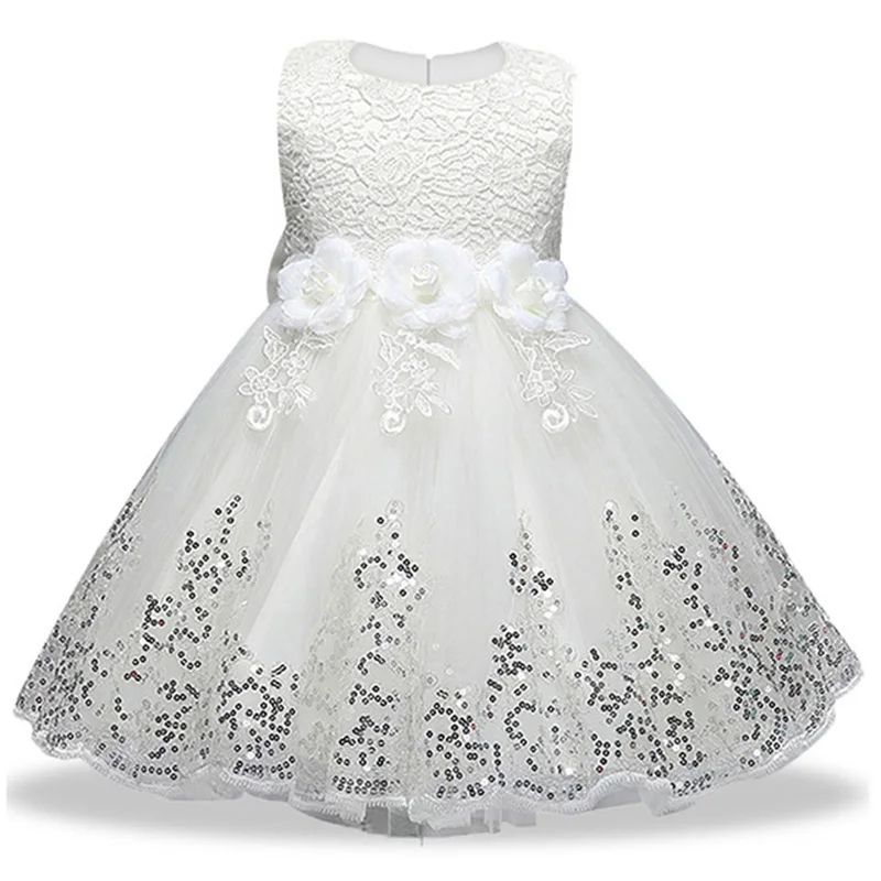 LZH Baby Clothing Girl Birthday Party Dress for Kids Sequin Lace Christmas Princess Dress Children Wedding Dresses 1 2 3 Year
